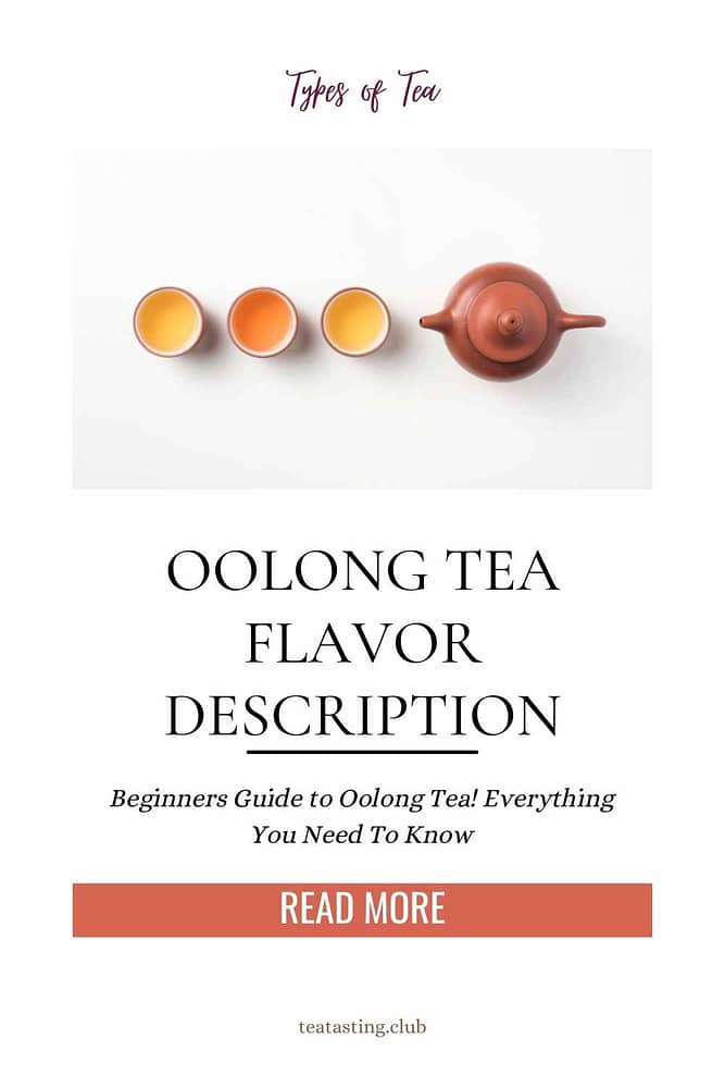 oolong tea flavor description